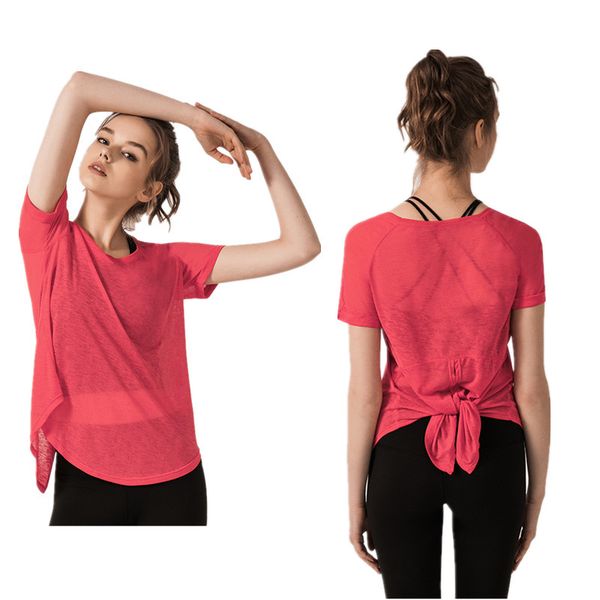open back yoga shirts woman fitness sports t-shirts workout gym for women gym sports t-shirt for fitness yoga clothes, White;red
open back yoga shirts woman fitness sports t-shirts workout gym for women gym sports t-shirt for fitness yoga clothes, White;red
