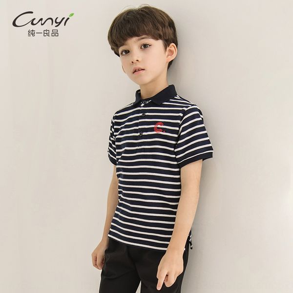 pure one good clothing children's clothing boys' lapel polo shirt 2020 new summer children's striped t-shirt color matching t, Blue
pure one good clothing children's clothing boys' lapel polo shirt 2020 new summer children's striped t-shirt color matching t, Blue