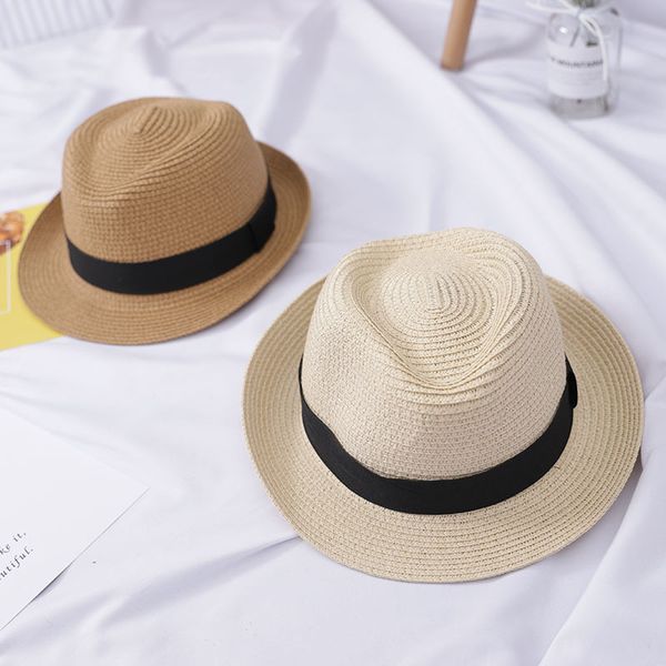 cute child girls straw hat sun hat kids large brim beach summer boater beach ribbon round flat top, Blue;gray
cute child girls straw hat sun hat kids large brim beach summer boater beach ribbon round flat top, Blue;gray