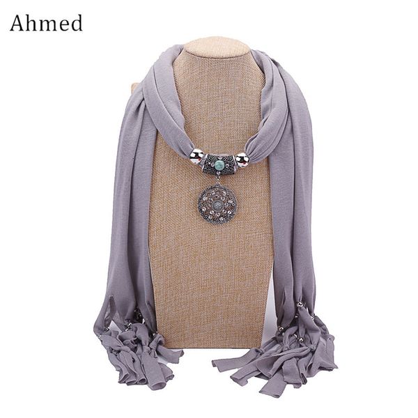 ahmed fashion ethnic vintage rhinestone hollow flower pendant scarf necklace new bohemian women statement necklaces gifts, Silver
ahmed fashion ethnic vintage rhinestone hollow flower pendant scarf necklace new bohemian women statement necklaces gifts, Silver