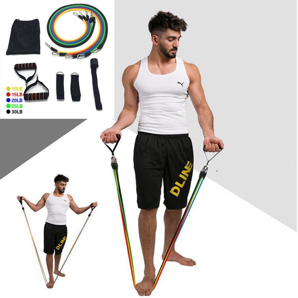 resistance bands 11 pcs/set latex set training exercise yoga tubes pull rope,rubber expander elastic fitness with bag
resistance bands 11 pcs/set latex set training exercise yoga tubes pull rope,rubber expander elastic fitness with bag