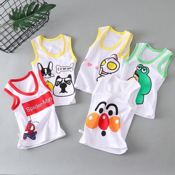 baby cotton kids cartoon vest men women children's small strappy under thin vest fashionable, Blue
baby cotton kids cartoon vest men women children's small strappy under thin vest fashionable, Blue
