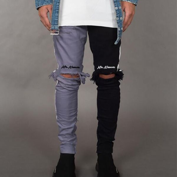 mjartoria stretch ripped jeans men patchowork slim fit jeans men casual hip hop vintage trouser skinny pant male streetwear, Blue
mjartoria stretch ripped jeans men patchowork slim fit jeans men casual hip hop vintage trouser skinny pant male streetwear, Blue