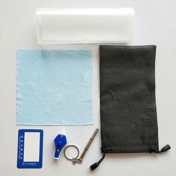 white plastic transparent case for presbyopic box cloth glasses bag glasses cloth screwdriver blue light test card lamp
white plastic transparent case for presbyopic box cloth glasses bag glasses cloth screwdriver blue light test card lamp
