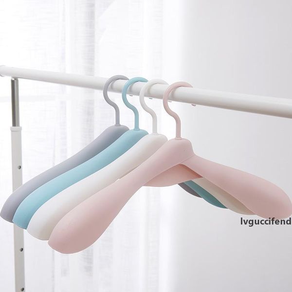 10pcs/lot thicken wide shoulder plastic clothes hanger wardrobe closet plastic scarf clothes hangers hangers storage racks t200211
10pcs/lot thicken wide shoulder plastic clothes hanger wardrobe closet plastic scarf clothes hangers hangers storage racks t200211
