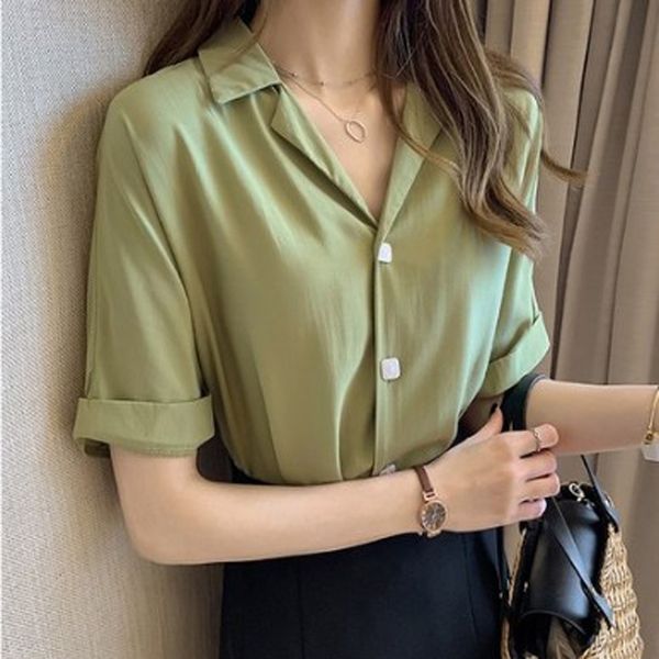 2020 новая мода западный стиль дизайна с коротким рукавом top shirtshirt shirtsense женщин нишу сверху рыхлый корейский стиль рубашки женски, White
2020 новая мода западный стиль дизайна с коротким рукавом top shirtshirt shirtsense женщин нишу сверху рыхлый корейский стиль рубашки женски, White