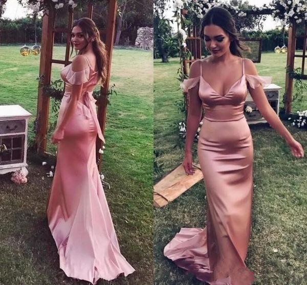 2020 mermaid bridesmaid dresses spaghetti sweep train garden plus size wedding guest evening party gowns maid of honor, White;pink
2020 mermaid bridesmaid dresses spaghetti sweep train garden plus size wedding guest evening party gowns maid of honor, White;pink