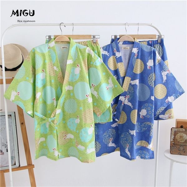 daau8 cotton big rabbit kimono couple pajamas home clothes home furnishing clothing half sleeve japanese style very flat sweat steaming clot, Blue;red
daau8 cotton big rabbit kimono couple pajamas home clothes home furnishing clothing half sleeve japanese style very flat sweat steaming clot, Blue;red