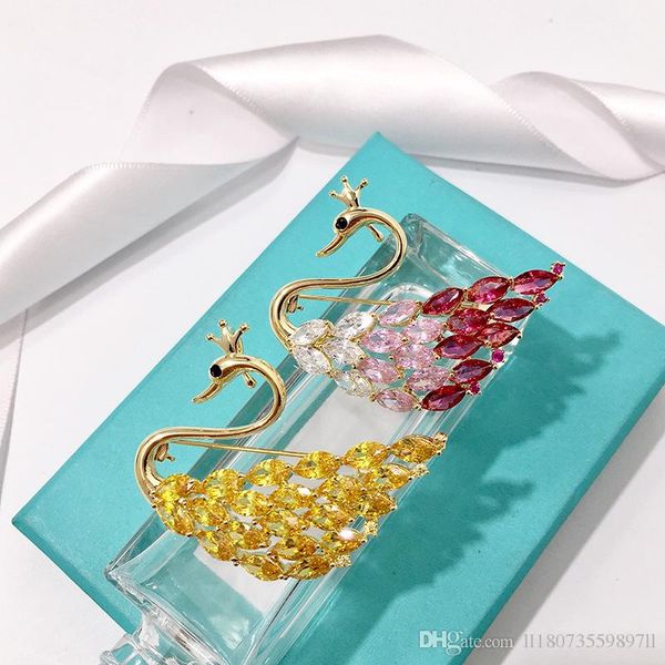 luxury fashionable and all-around micro setting zircon swan brooch pins lapel pins for women suit accessories, Gray
luxury fashionable and all-around micro setting zircon swan brooch pins lapel pins for women suit accessories, Gray