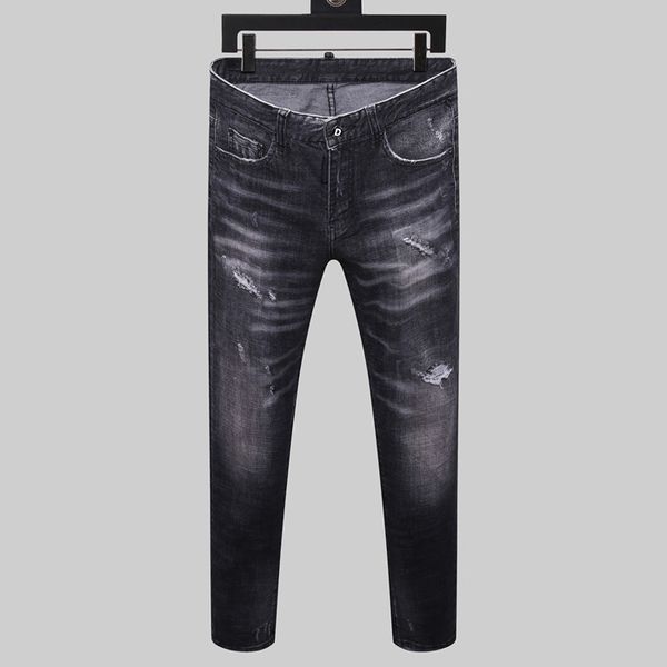 2020 мужские проблемные разрывы stretch черные джинсы мода slim fit промытые motocycle джинсовые брюки лучший вариант обшитую панелями тощие, Blue
2020 мужские проблемные разрывы stretch черные джинсы мода slim fit промытые motocycle джинсовые брюки лучший вариант обшитую панелями тощие, Blue