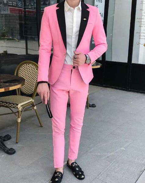 korea stylish 2 pieces groom tuxedos groomsmen one button black shawl lapel man suit wedding mens blazer (jacket +pants, White;black
korea stylish 2 pieces groom tuxedos groomsmen one button black shawl lapel man suit wedding mens blazer (jacket +pants, White;black