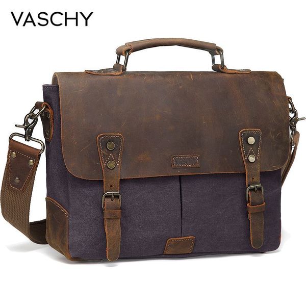 vaschy сумка мужчины кожа натуральная кожа canvas 14inch laptop briefcase crossbody сумка для мужчин cx200711
vaschy сумка мужчины кожа натуральная кожа canvas 14inch laptop briefcase crossbody сумка для мужчин cx200711