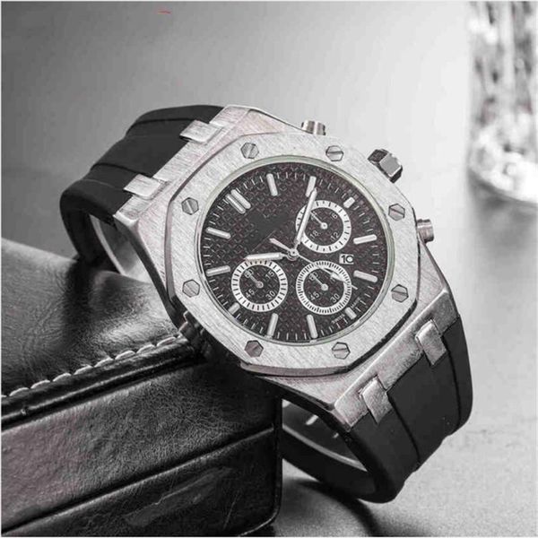 mens luxe watches stainless steel clock dial sapphire quartz rubber strap watch for men gold sport casual wristwatches, Slivery;brown
mens luxe watches stainless steel clock dial sapphire quartz rubber strap watch for men gold sport casual wristwatches, Slivery;brown