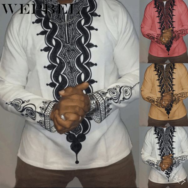 fashion men's shirt african national style casual stand collar long sleeve loose shirts plus size s-5xl, White;black
fashion men's shirt african national style casual stand collar long sleeve loose shirts plus size s-5xl, White;black