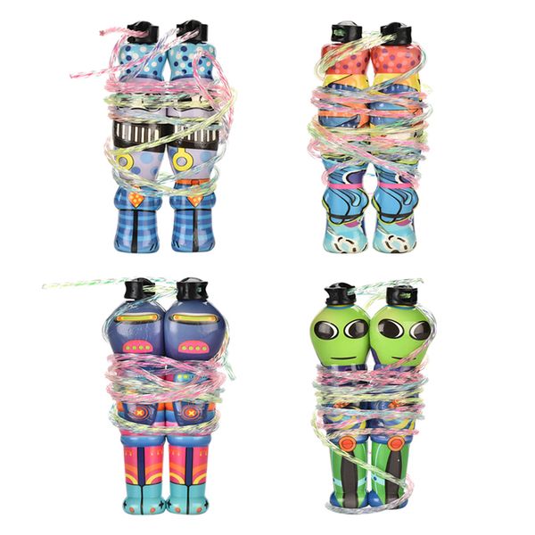 2.8m Sports Jump Rope Alien Shape Colorful Skipping Rope Adjustable Fitness Sport Exercise Cross Fit For Kid Outdoor Toy 05