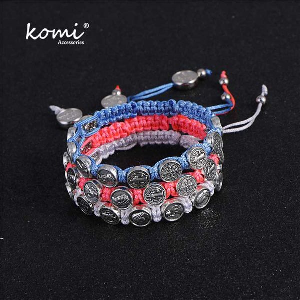 komi christian handmade braided rosary bracelet st mary metal coin beaded cross classic prayer adjuestable bracelets r-080, Golden;silver
komi christian handmade braided rosary bracelet st mary metal coin beaded cross classic prayer adjuestable bracelets r-080, Golden;silver