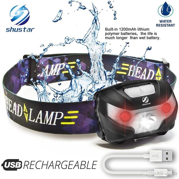 led headlamp rechargeable running headlamps usb 5w headlight perfect for fishing camping hiking with white and red lights
led headlamp rechargeable running headlamps usb 5w headlight perfect for fishing camping hiking with white and red lights