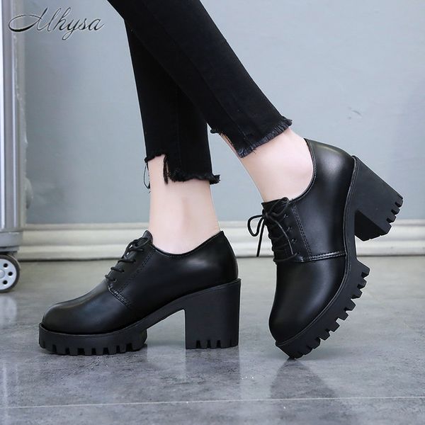 2020 autumn women's boots fashion lace-up pu high heels round toe thick-heel square-heel party women's high heels zapatos mujer, Black
2020 autumn women's boots fashion lace-up pu high heels round toe thick-heel square-heel party women's high heels zapatos mujer, Black
