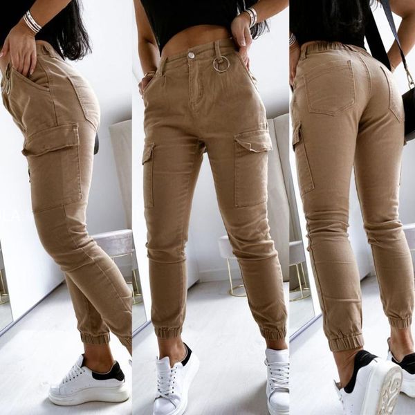womens cargo pants 2020 new khaki casual multi pockets harem tactical trousers joggers long pants streetwear, Black;white
womens cargo pants 2020 new khaki casual multi pockets harem tactical trousers joggers long pants streetwear, Black;white