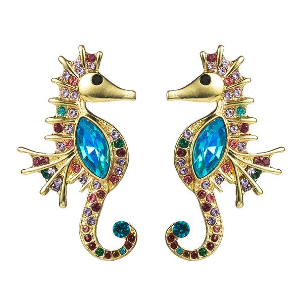 creative fashion exaggerated seahorse diamond glass diamond rhinestone full diamond earrings women's fashion earring, Golden
creative fashion exaggerated seahorse diamond glass diamond rhinestone full diamond earrings women's fashion earring, Golden