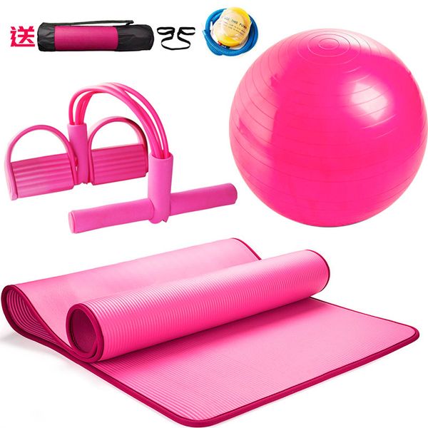 thick explosion-proof yoga ball covered edge yoga mat women's suit beginners anti-slip gymnastic mat three-piece set suppli
thick explosion-proof yoga ball covered edge yoga mat women's suit beginners anti-slip gymnastic mat three-piece set suppli
