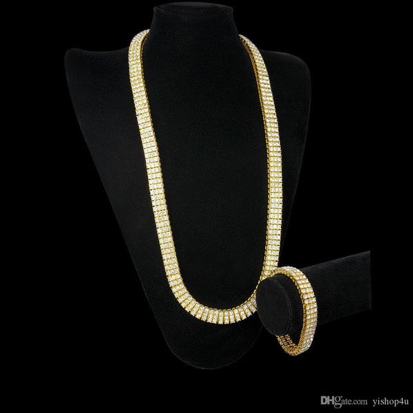 men's hip hop gold silver black plated 3 rows cz crystal zinc alloy combo set of necklace and bracelet jewelry
men's hip hop gold silver black plated 3 rows cz crystal zinc alloy combo set of necklace and bracelet jewelry