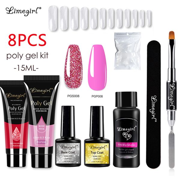 8pcs/set for nails extensions finger nail art manicure acryl gel varnish hybrid 15ml nail polish tools kit, Red;pink
8pcs/set for nails extensions finger nail art manicure acryl gel varnish hybrid 15ml nail polish tools kit, Red;pink