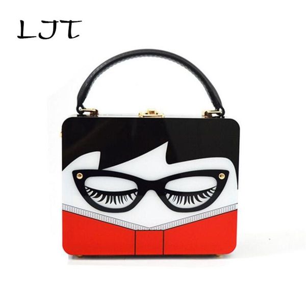 ljt women's bag 2020 new small european fashion acrylic female glasses style box bag mini party messenger luxury handbags
ljt women's bag 2020 new small european fashion acrylic female glasses style box bag mini party messenger luxury handbags