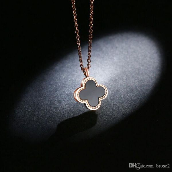 clover necklace female titanium steel jewelry japanese and korean fashion clavicle chain girlfriend student birthday gift, Silver
clover necklace female titanium steel jewelry japanese and korean fashion clavicle chain girlfriend student birthday gift, Silver