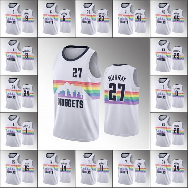 men denver nuggets nikola jokic michael porter jr. jamal murray will barton jerami grant nba white custom jersey, Black
men denver nuggets nikola jokic michael porter jr. jamal murray will barton jerami grant nba white custom jersey, Black