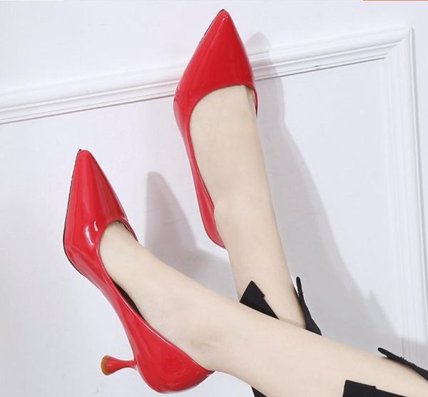 2020 spring and autumn with new style fashion high heel fine heel pointed end women's shoes@gbmk7, Black
2020 spring and autumn with new style fashion high heel fine heel pointed end women's shoes@gbmk7, Black