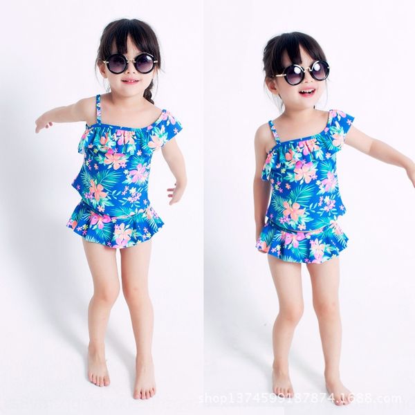 2020 new children's fashionable flower sunscreen split girl's swimsuit women's treasure quick-drying children's swimsuit, Black
2020 new children's fashionable flower sunscreen split girl's swimsuit women's treasure quick-drying children's swimsuit, Black