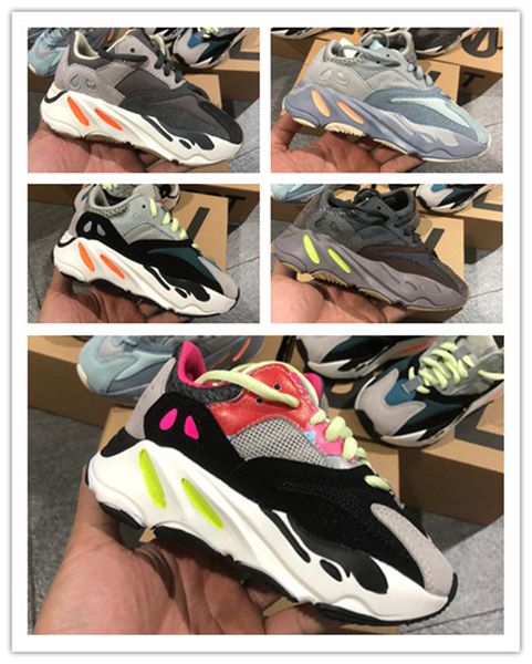 box) 2019 kids running shoes kanye west wave runner 700 youth shoes trainers sply 700 sports sneakers casual toddler shoe size :28-35, Black
box) 2019 kids running shoes kanye west wave runner 700 youth shoes trainers sply 700 sports sneakers casual toddler shoe size :28-35, Black