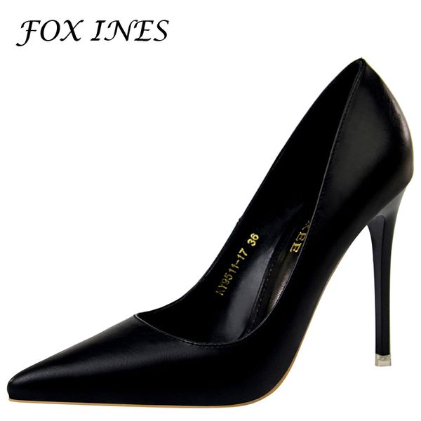 big size 41 42 43 pumps wedding women fetish shoes high heel pointed toe heels office pu leather red pumps .5 cm, Black
big size 41 42 43 pumps wedding women fetish shoes high heel pointed toe heels office pu leather red pumps .5 cm, Black