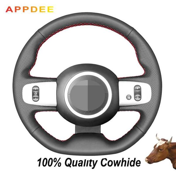 hand-stitched black genuine leather steering wheel cover for twingo 3 2014-2020 twingo 2014-2020
hand-stitched black genuine leather steering wheel cover for twingo 3 2014-2020 twingo 2014-2020