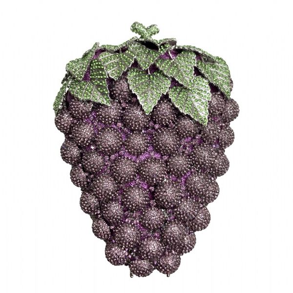 fashion luxury designer full rhinestone diamonds plants fruits green purple grape shape clutch evening bags handbags for woman ladies
fashion luxury designer full rhinestone diamonds plants fruits green purple grape shape clutch evening bags handbags for woman ladies