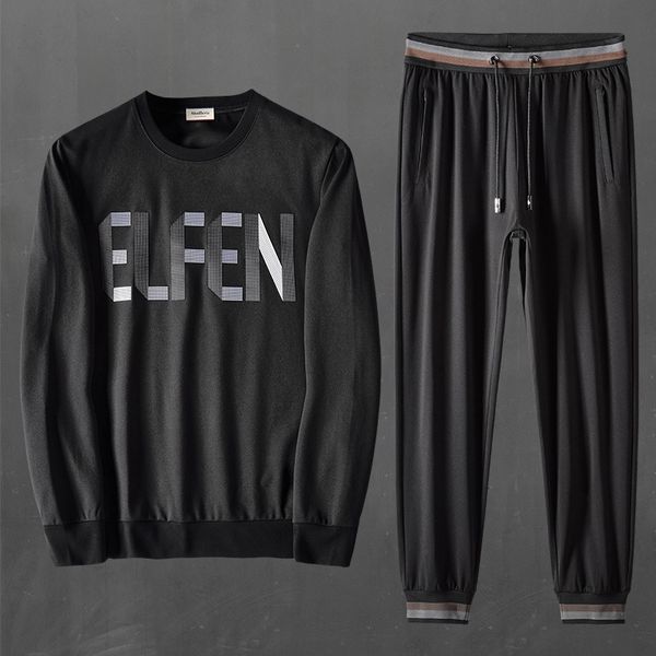 the spring and autumn style letters round collar fleece suit big yards of cultivate morality leisure men sport suits, Gray
the spring and autumn style letters round collar fleece suit big yards of cultivate morality leisure men sport suits, Gray