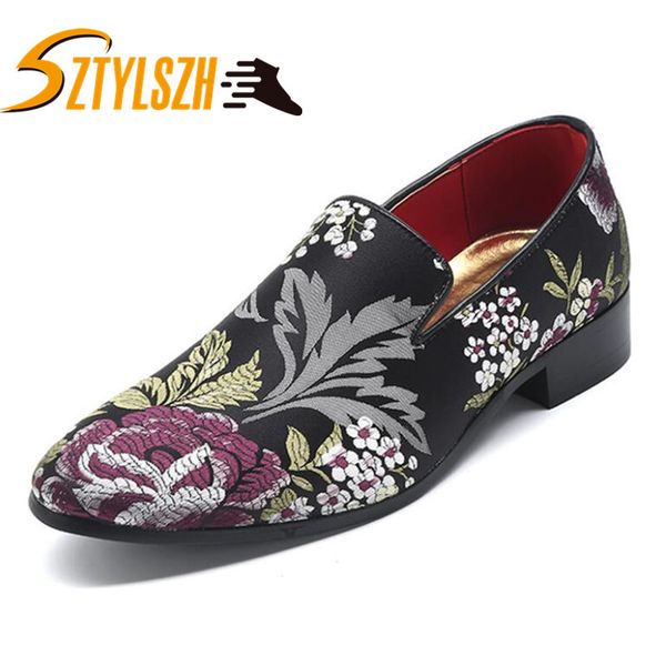 men shoes men loafers italian style dress shoes casual flat canvas embroidered for party driving shoe, Black
men shoes men loafers italian style dress shoes casual flat canvas embroidered for party driving shoe, Black