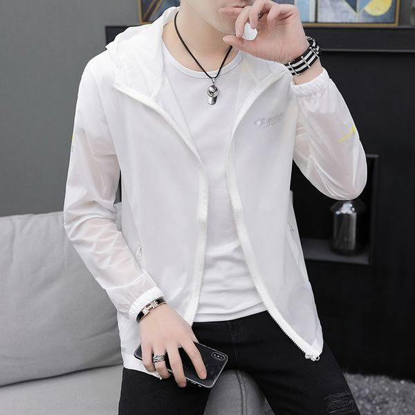 2019 leather summer new printed hooded men's long-sleeved sunscreen coat outdoor cardigan skin coat sunscreen jacket, Gray;blue
2019 leather summer new printed hooded men's long-sleeved sunscreen coat outdoor cardigan skin coat sunscreen jacket, Gray;blue