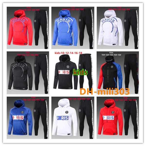 2020 2021 paris kids hoodie jacket survetement 20/21 mbappe cavani paris air jordam x enfant maillot de foot jacket football training suit, Black;white
2020 2021 paris kids hoodie jacket survetement 20/21 mbappe cavani paris air jordam x enfant maillot de foot jacket football training suit, Black;white
