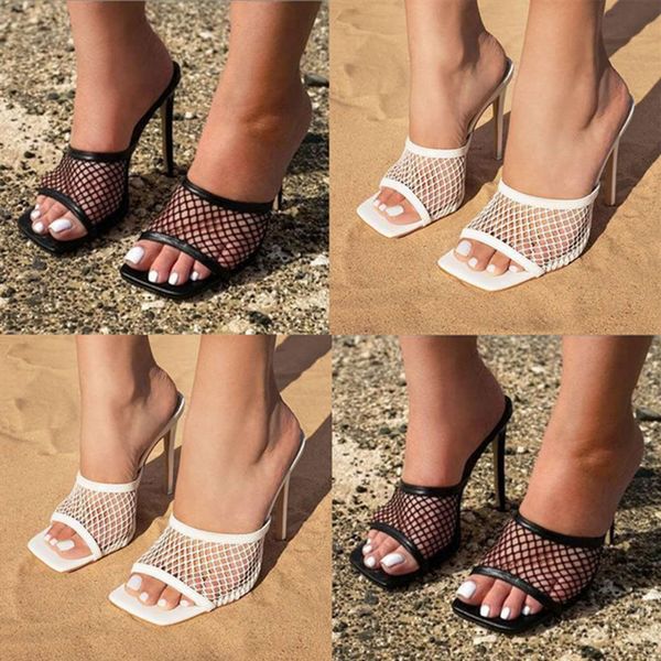 women plus size slippers summer shoes outdoors mesh high heels shoes sandals cone heels chunky kitrne heels slides square toe sell 0197, Black
women plus size slippers summer shoes outdoors mesh high heels shoes sandals cone heels chunky kitrne heels slides square toe sell 0197, Black