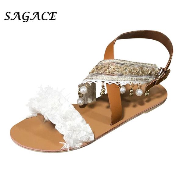 sagace vintage shoes women flat sandals leather pearl beach sandals summer ladies gladiator non-slip casual buckle shoes, Black
sagace vintage shoes women flat sandals leather pearl beach sandals summer ladies gladiator non-slip casual buckle shoes, Black