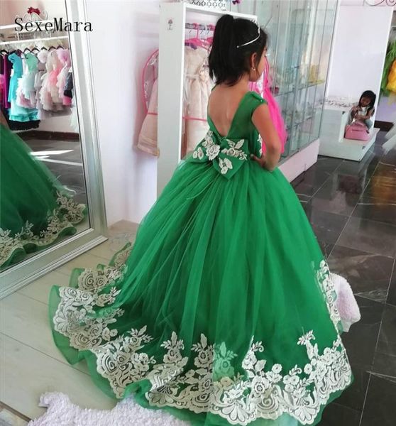 green a-line flower girl dress for wedding backless white applique lace little princess birthday dress party gown 2-16years, Red;yellow
green a-line flower girl dress for wedding backless white applique lace little princess birthday dress party gown 2-16years, Red;yellow