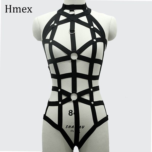 hmex women's body corset tie bra garter belt set harness chest straps bondage nightclub accessories, Black;brown
hmex women's body corset tie bra garter belt set harness chest straps bondage nightclub accessories, Black;brown