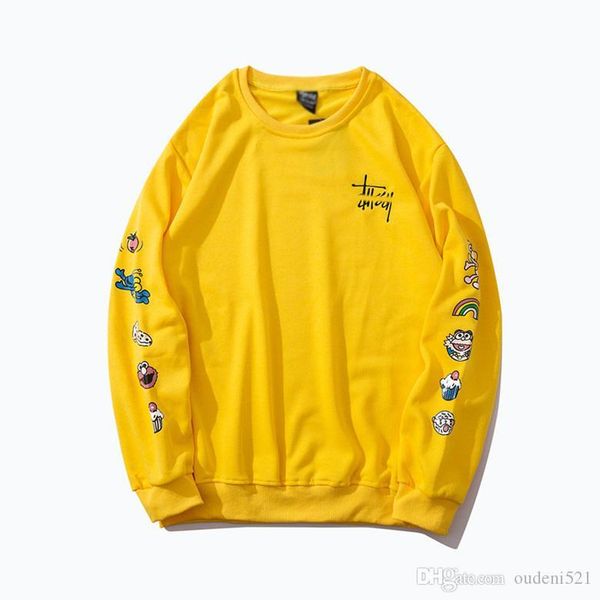 men's designer stussy pullover classic embroidery logo printing sweater new couple cotton casual sweater coat luxury sweater, Black
men's designer stussy pullover classic embroidery logo printing sweater new couple cotton casual sweater coat luxury sweater, Black