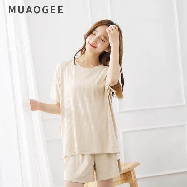 iglcq new solid color sale new short sleeve suit japanese and korean casual lazy striped fashion home wear thin two-piece suit, Blue;red
iglcq new solid color sale new short sleeve suit japanese and korean casual lazy striped fashion home wear thin two-piece suit, Blue;red