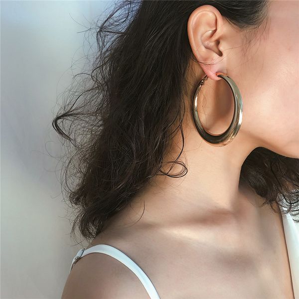 european gold mirror metal earrings hoop big circle women business ear drop party dinner dangle earring fashion jewelry accessories, Golden;silver
european gold mirror metal earrings hoop big circle women business ear drop party dinner dangle earring fashion jewelry accessories, Golden;silver
