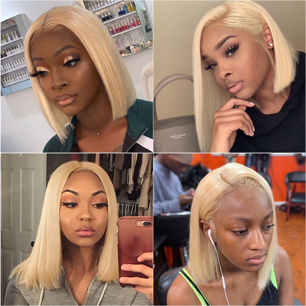 new 13x4 blonde brazilian hair lace front bob wigs 8 inch remy straight human hair 150% density transparent lace wigs, Black;brown
new 13x4 blonde brazilian hair lace front bob wigs 8 inch remy straight human hair 150% density transparent lace wigs, Black;brown
