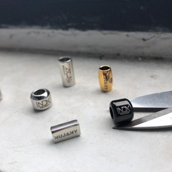 engrave logo for wholesale customer diy accessories for diy bracelet handmade list, Black