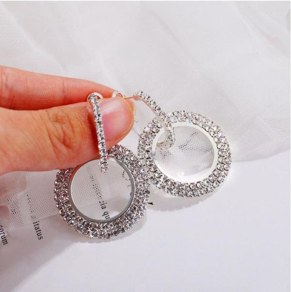 creative jewelry high-grade elegant crystal earrings round gold silver earrings wedding party for woman girls, Golden
creative jewelry high-grade elegant crystal earrings round gold silver earrings wedding party for woman girls, Golden
